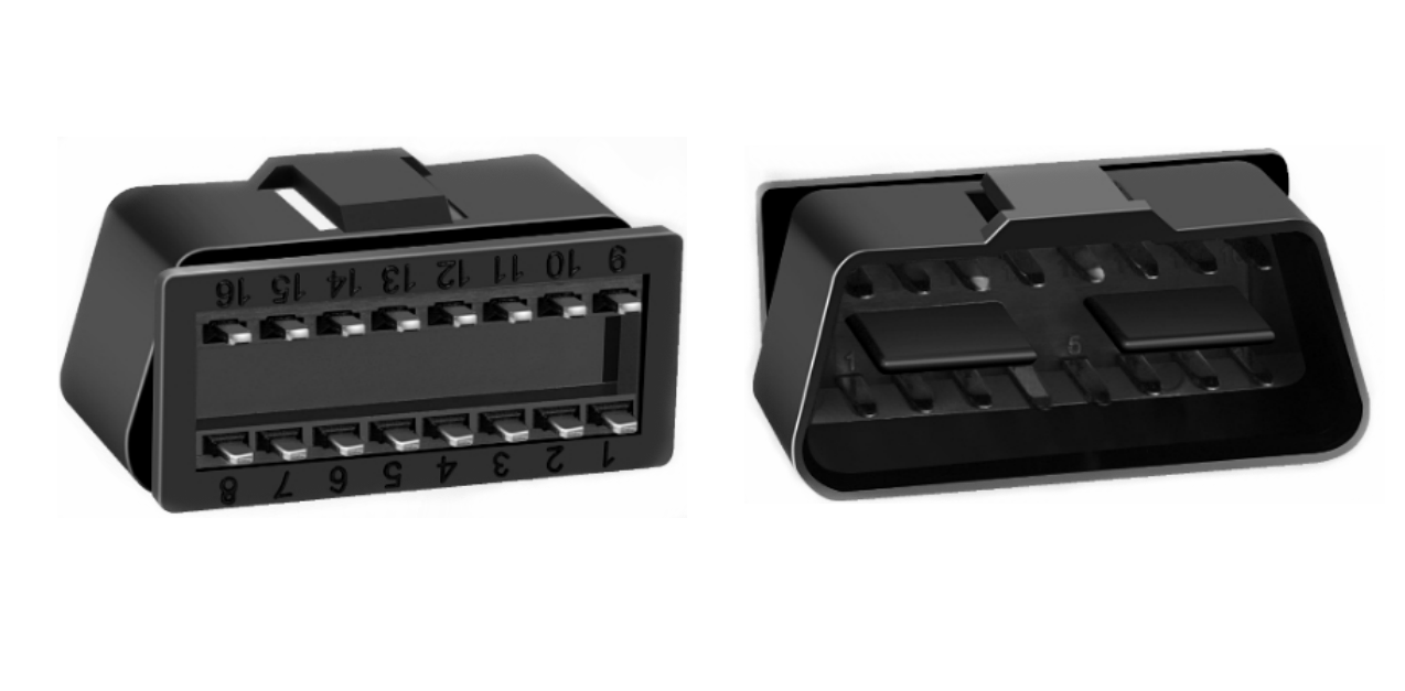 16pin OBDII OBD2 Male Connector Plug 24v